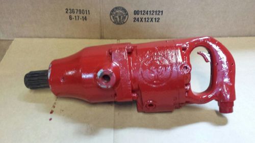Chicago pneumatic 0612 1-1/2&#034; capacity impact wrench #5 spline drive rebuilt for sale