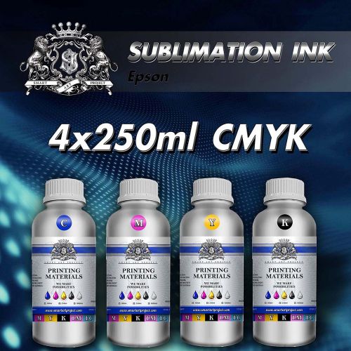 1L - 4x250ml Best Sublimation Heat transfer ink For Epson printers mugs tshirt