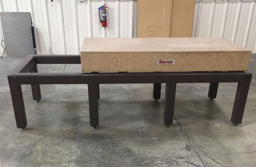 Starrett 72x36x8.25 granite surface plate grade b toolroom +++base stand #958817 for sale