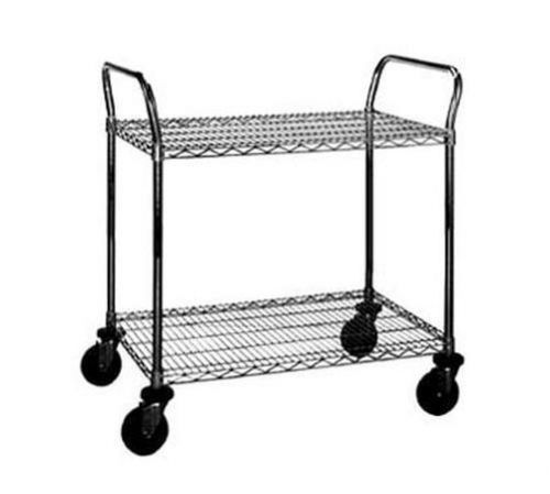 EAGLE GROUP HEAVY DUTY 24IN X 36IN UTILITY CART W/ 2 SHELVES - U2-2436C