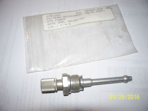 GRACO PAINT SPRAYER GUN FAN PATTERN ADJUST VALVE ASSEMBLY 239653 /  239-653 NOS