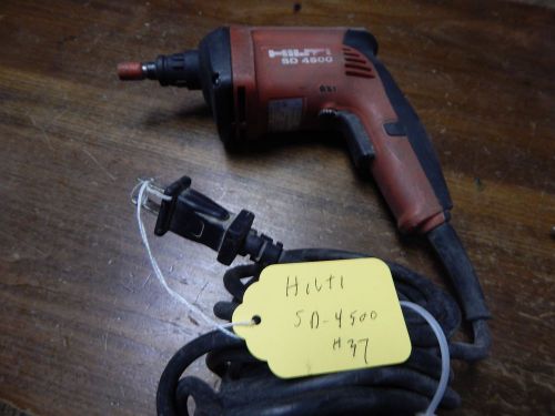 &#034;HILTI&#034; # SD-4500 Corded Screwdriver  Unit # 37