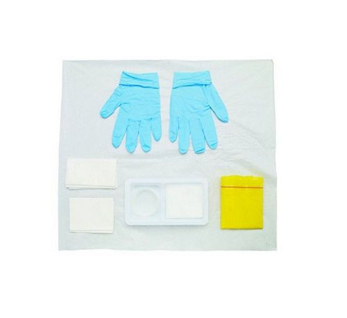 Premier wound care option ii plus yellow bags &amp; medium nitrile gloves pack - 50 for sale