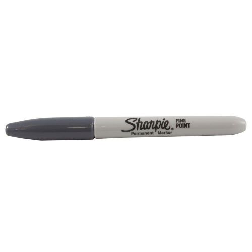 marker sharpie fine point dark grey 12 pack