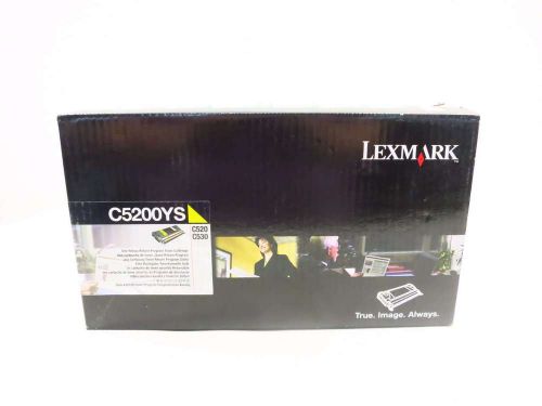 NEW LEXMARK C5200YS GENUINE YELLOW TONER CARTRIDGE D525061