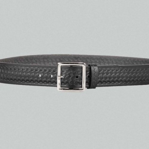 Desantis E21BL44Z1 Basketweave Black 44&#034; Econoline Garrison Belt w/Nickel Buckle