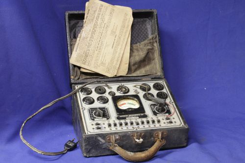 Superior model 1240 tube tester