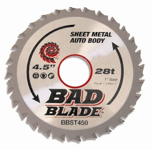 Kwik tool kwiktool usa bbst450 c7 bad blade super thin 4-1/2&#034; 28 tooth 1&#034; arbor for sale