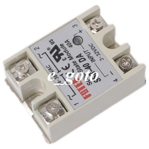 Solid State Relay SSR-40DA 40A /250V 3-32VDC DC SSR for Arduino Mega