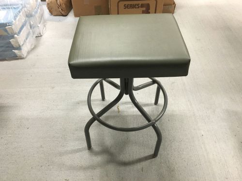 EckAdams Medical Dental Rotary Chair Stool with Back Rest  NEW!!