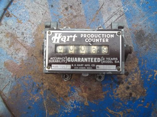 VINTAGE  Hart  PRODUCTION COUNTER  Model 5A  1953 Ann Arbor MI