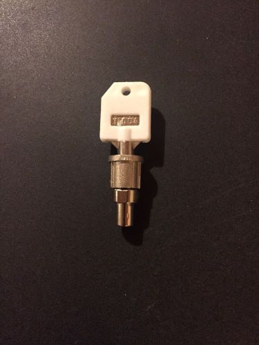 White T-004 T004 Lock Key 1-800 Vending, LYPC, SSF, V-Line, NAV, T-PICO Pro Line