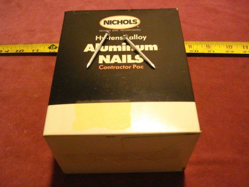 (4246.) Aluminum Nails - Hy Tensile Alloy  8D 2-3/8&#034;L   1-1/2 lb Contractor Pak