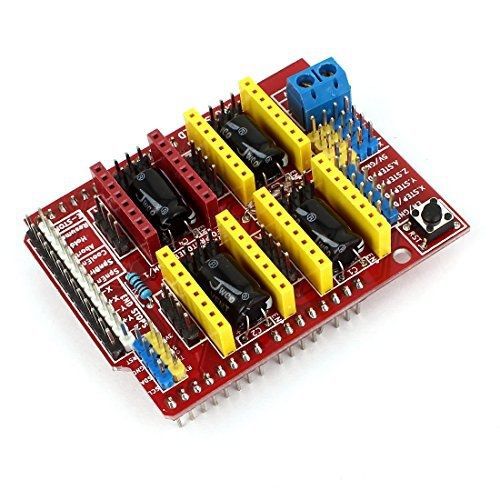 Uxcell cnc shield a4988 driver expansion board for arduino 3d printer for sale
