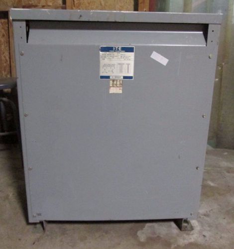 ITE 112.5 KVA Transformer Cat.# 3F3Y112 480 - 208Y / 120 3 phase delta - wye