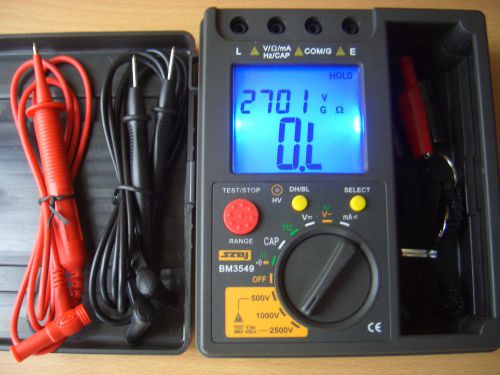 NEW DIGITAL 40G / 2500V  INSULATION RESISTANCE METER/TESTER/ MULTIMETER FUNCTION