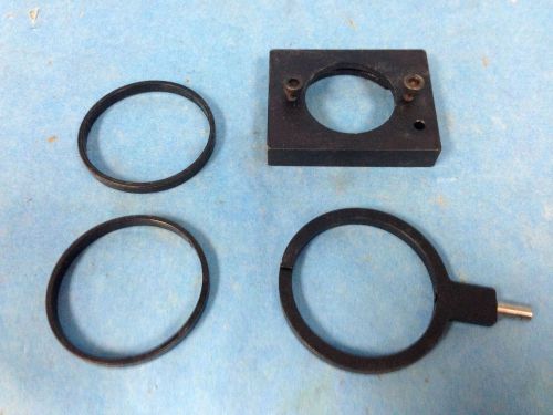 Lab Ring Holders Various Uses, 2&#034;, 1.5&#034; Diameter Lot of 4