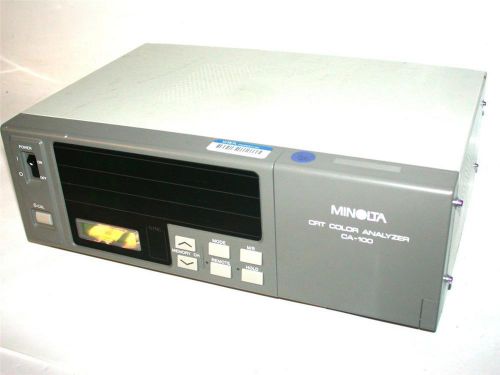 VERY NICE MINOLTA CA-100 CRT COLOR ANALYZER (2 AVAILABLE)