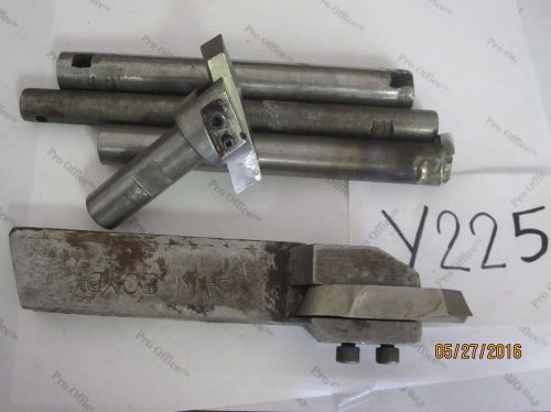 Lot of 5 Vintage Metal Lathe Tool Bit Holders Machinist Set