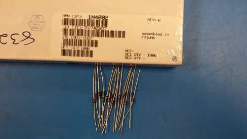 (15 PCS) 1N4002 MOTOROLA  Diode 100V 1A 2-Pin DO-41