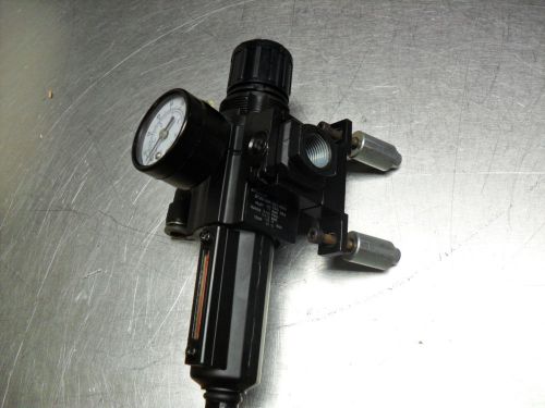 NORGREN EXCELON B72G-3AK-QD3-RMN FILTER/REGULATOR W/AUTODRAIN W/BRACKETS &amp; GAUGE