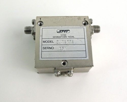 Sierra Microwave Technology SMT SM21281 Isolator SMA 1.25:1 VSWR / 22 - 26.5GHz