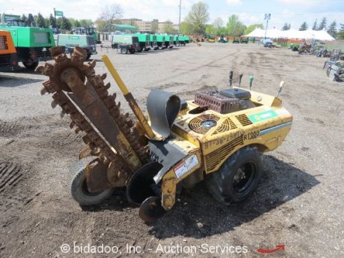 2009 vermeer rt200 walk behind trencher self propelled kohler 48&#034; bidadoo for sale