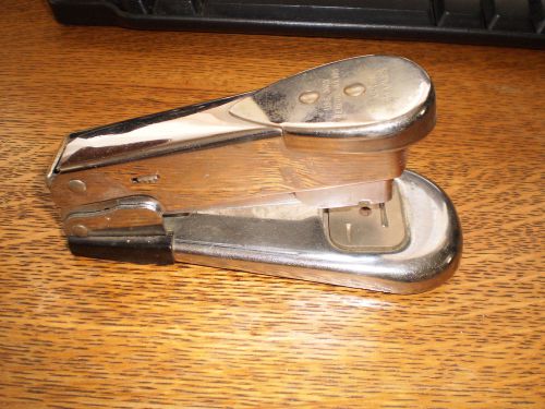 Vintage Chrome Arrow Stapler Uses 105 Staples