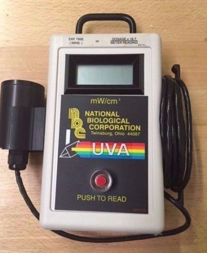 National Biological Corporation UVA Meter w/ 1 year Calibration Certificate