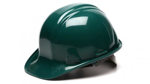 Pyramex 4 Point Cap Style with Pin Lock Suspension - Green