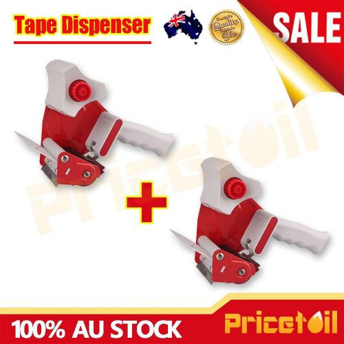 2Pcs Packing Tape Dispenser Gun 48mm Roll Sticky Packaging Dispenser Low Noise