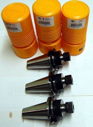 3 pcs. talon precision tooling cat 40 er 16x2.5&#034; 15k rpm cnc collet chucks for sale