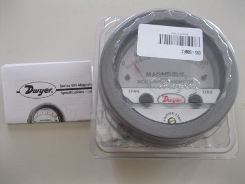 NEW DWYER MAGNEHELIC INDICATING TRANSMITTER 605-500PA MAX PRESS 13.8kPa 2 PSIG