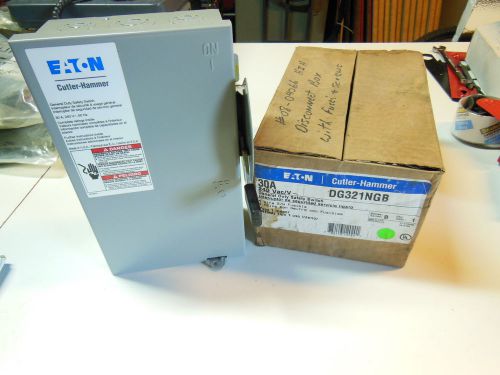 Cutler Hammer DG321NGB Safety Switch 240 VAC 30A