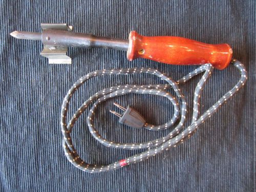 Vintage ESICO &#034;MIDGET&#034; Soldering Iron Model #16 With BURNLEY Soldering Paste