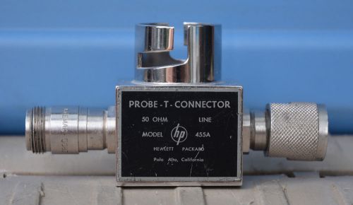 Vintage HP 455A Probe TEE used 410 VTVM Voltmeter Hewlett Packard