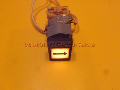 E a o, illuminated pushbutton, w/ directional arrow 2 n.o. 20.5 mm for sale