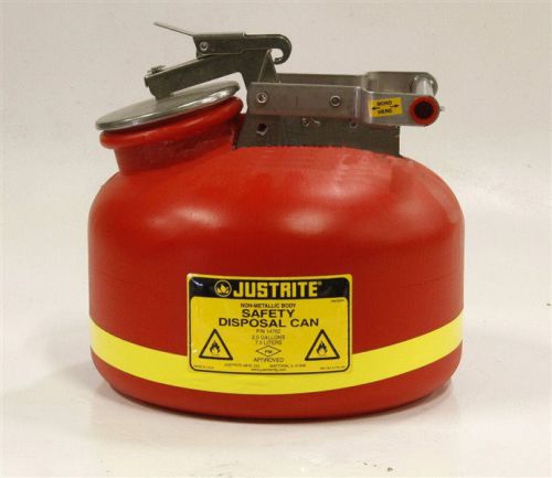 Justrite 2 Gallon Safety Disposal Can 11960