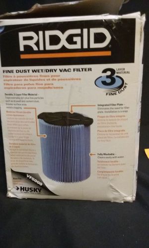 Ridgid VF5000 3-Layer Fine Dust Pleated Paper Filter 72952 NEW 095691729521 (I5)