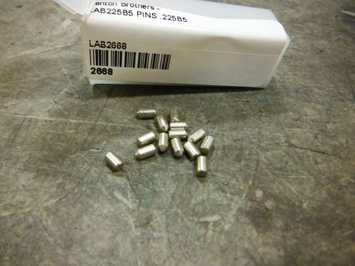 9 tubes of 150 ((900 pins) ~ lab tumbler pins .225-b5 ~ new for sale