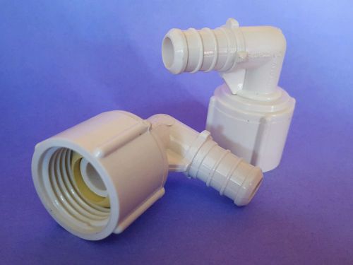 1/2&#034; PEX x 1/2&#034; FPT Plastic Swivel Elbow (Set of 25)