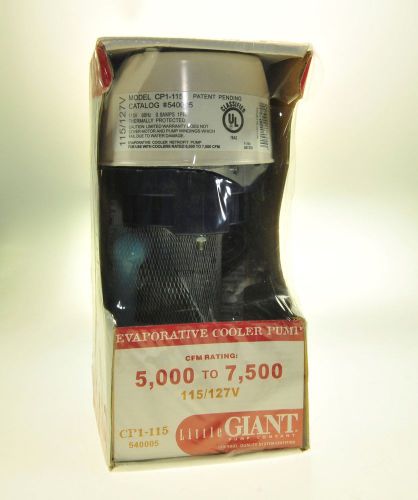 Little giant evaporative cooler pump new cp1-115 540005 for sale