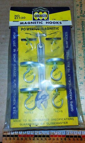 Vintage Globemaster Magnetic hooks No. 61130 - Original package