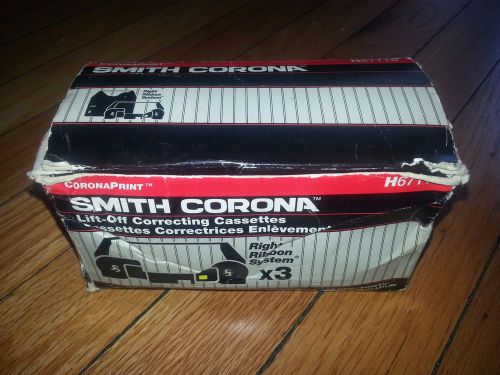 New Smith Corona H67116 Lift-Off Correcting Cassette  Pack of 3  Free Shipping