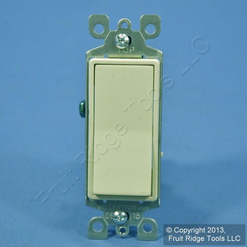 Leviton Decora Almond Rocker Wall Light Switch 15A Single Pole Bulk 5601-2A