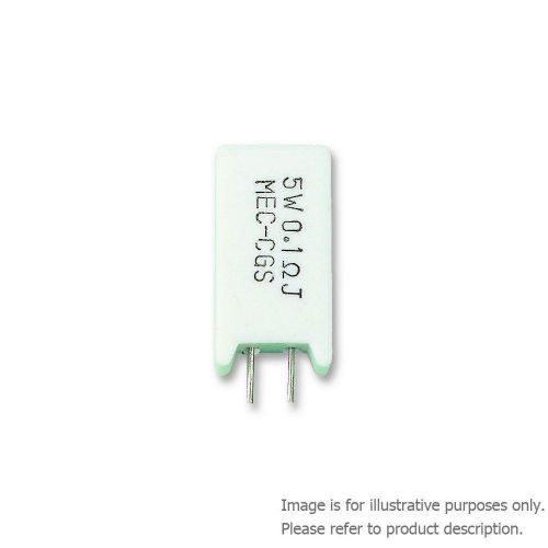 50 X TE SQMW5R47J Through Hole Resistor SQ 0.47 ohm 5 W +- 5% 350 V