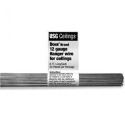 Wire hngr 6 ft lg 12 ga usg usg interiors ceiling tile hardware 207535 for sale