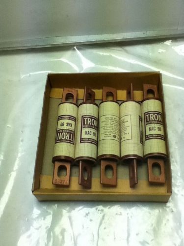 NEW 5 BUSSMANN KAC90 FUSES