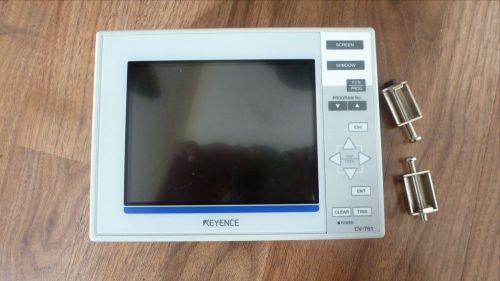 Keyence CV-751 Operator Interface Panel, 24VDC *working condition*