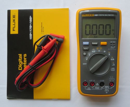 US Ship FLUKE Digital Multimeter F18B+ LED Tester 18B+ Voltmeter warranty 1y